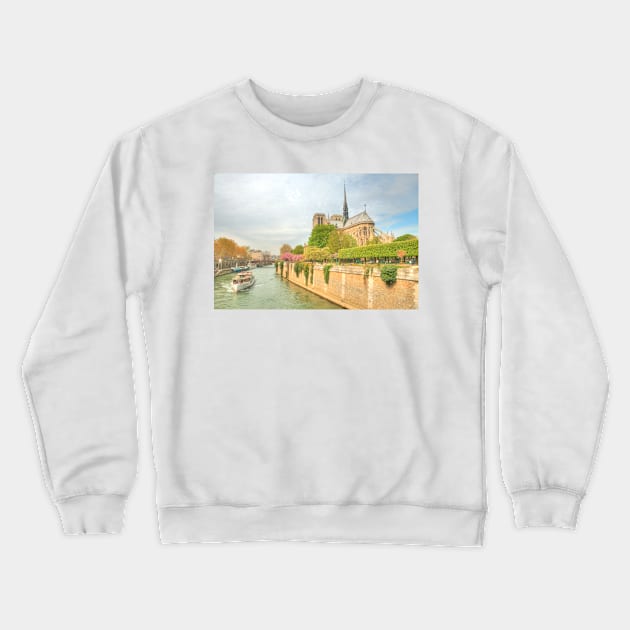 Notre Dame .. Our Beautiful Lady Crewneck Sweatshirt by Michaelm43